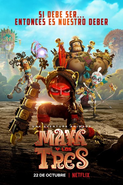 Caratula, cartel, poster o portada de Maya y los tres