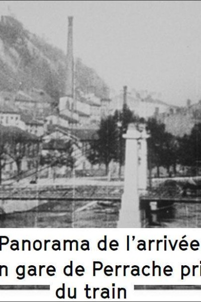 Cubierta de Panorama de l\'arrivée en gare de Perrache pris du train