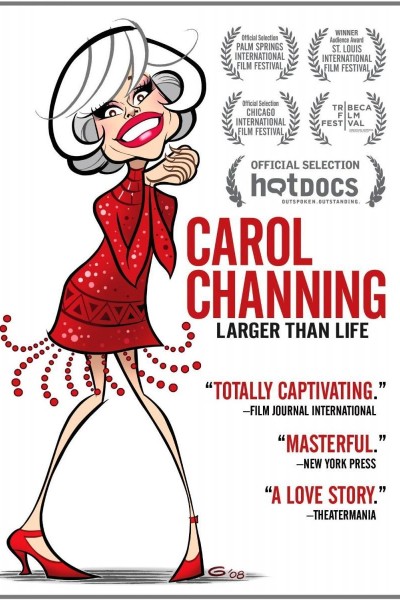 Cubierta de Carol Channing: Larger Than Life