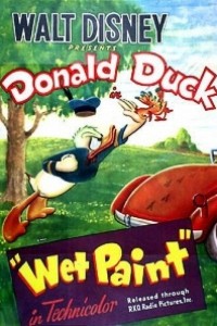 Cubierta de Pato Donald: Recién pintado