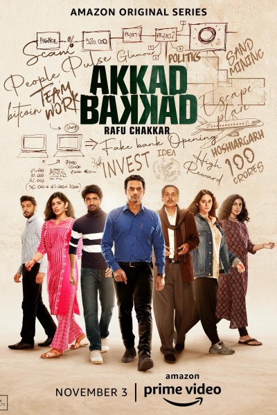 Caratula, cartel, poster o portada de Akkad Bakkad Rafu Chakkar