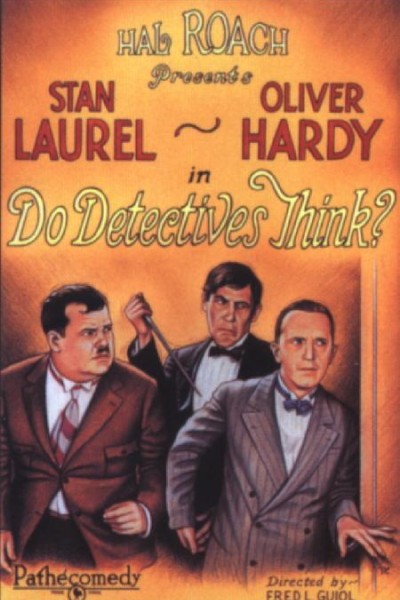 Caratula, cartel, poster o portada de Do Detectives Think?