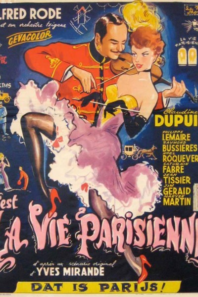 Caratula, cartel, poster o portada de La vida parisién