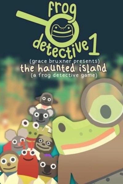 Cubierta de The Haunted Island: a Frog Detective Game