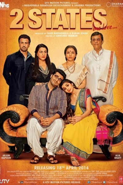 Caratula, cartel, poster o portada de 2 States