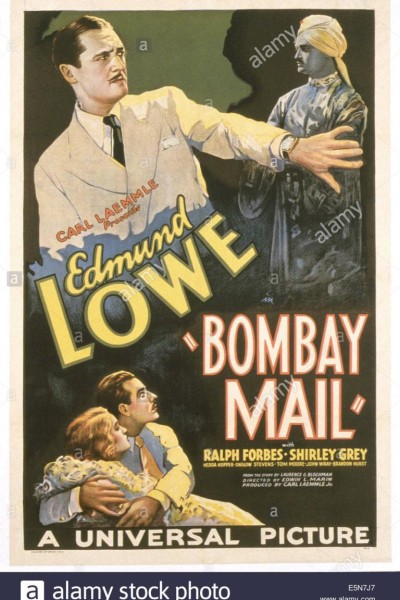 Caratula, cartel, poster o portada de El correo de Bombay