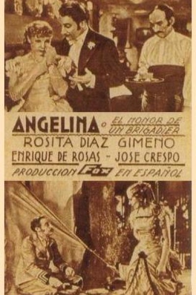 Caratula, cartel, poster o portada de Angelina o el honor de un brigadier