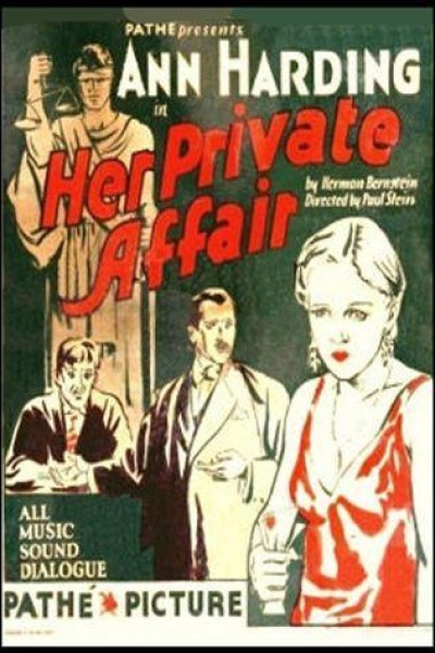 Caratula, cartel, poster o portada de Her Private Affair