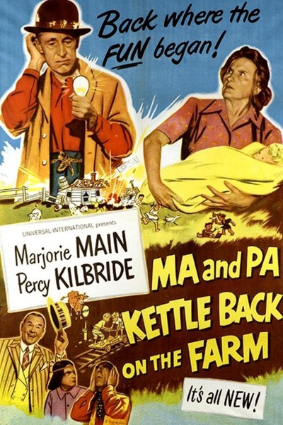 Caratula, cartel, poster o portada de Ma and Pa Kettle Back on the Farm