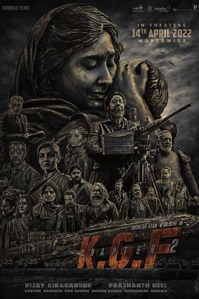 Caratula, cartel, poster o portada de K.G.F: Chapter 2