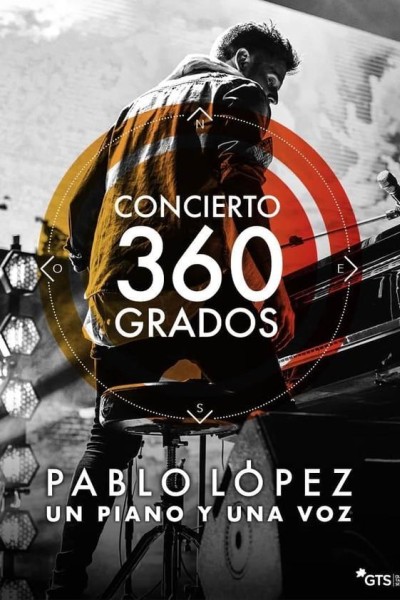 Caratula, cartel, poster o portada de Pablo López concierto 360 - Un piano y una voz