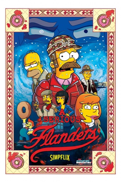 Caratula, cartel, poster o portada de Los Simpson: Un Flanders serio