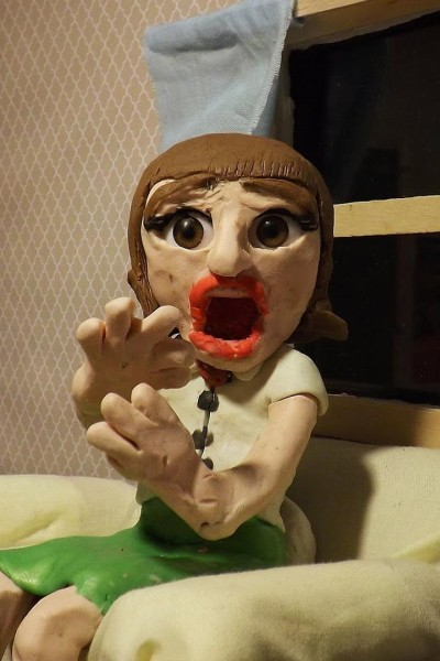 Cubierta de Crimson Screen Horror Claymation