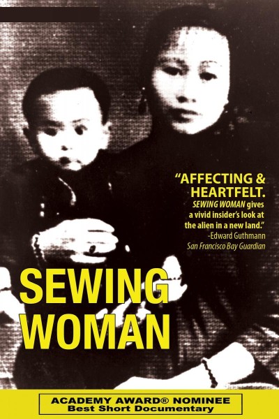 Cubierta de Sewing Woman