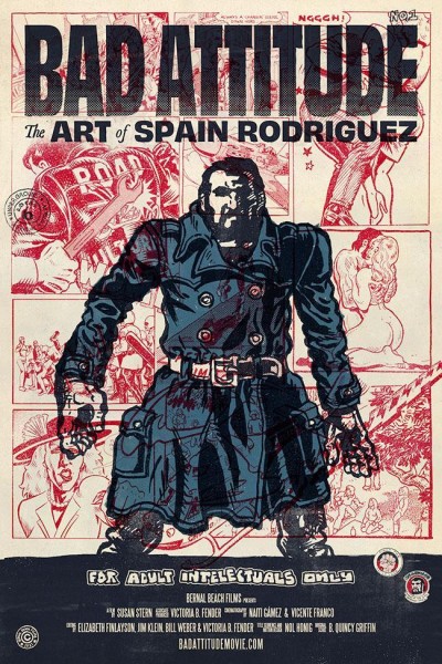 Caratula, cartel, poster o portada de Bad Attitude: The Art of Spain Rodriguez