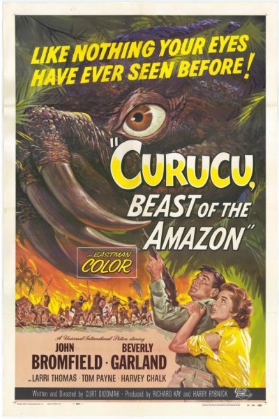 Caratula, cartel, poster o portada de Curucu, Beast of the Amazon