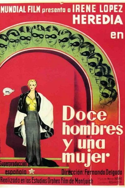 Caratula, cartel, poster o portada de Doce hombres y una mujer