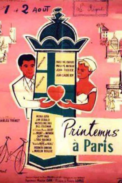 Caratula, cartel, poster o portada de Primavera en París