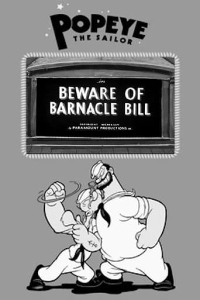 Cubierta de Popeye el Marino: Cuidado con el fortachón Bill