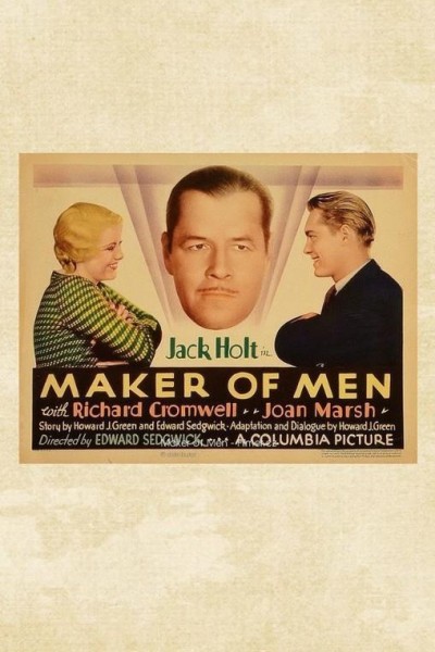 Caratula, cartel, poster o portada de Maker of Men