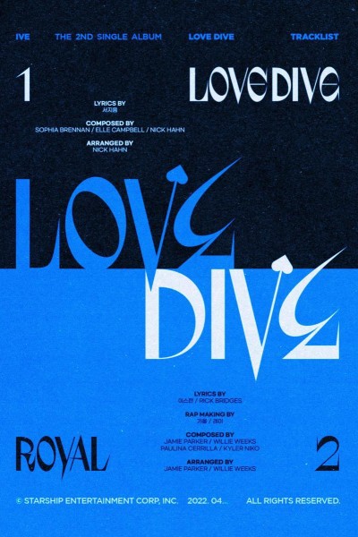 Cubierta de IVE: Love Dive