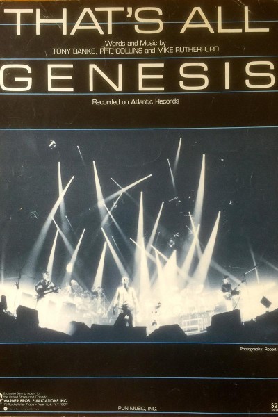 Cubierta de Genesis: That\'s All (Vídeo musical)