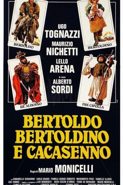 Caratula, cartel, poster o portada de Bertoldo, Bertoldino e... Cascacenno