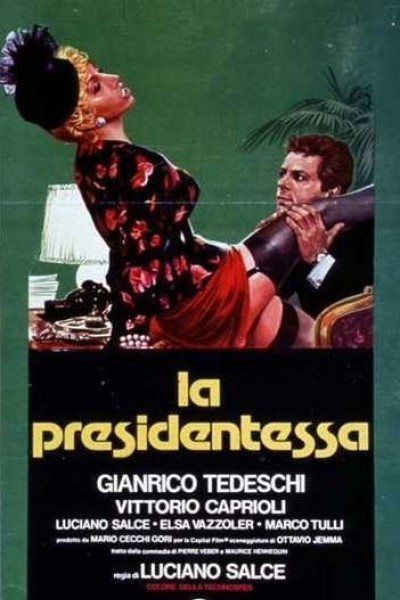 Caratula, cartel, poster o portada de La presidentessa