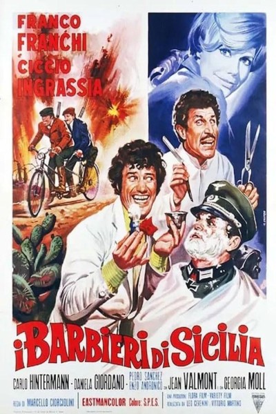 Caratula, cartel, poster o portada de I barbieri di Sicilia