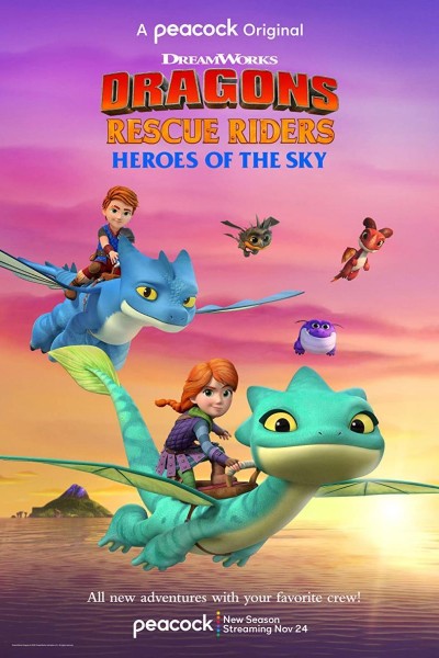 Caratula, cartel, poster o portada de Jinetes de rescate de dragones: Héroes del cielo