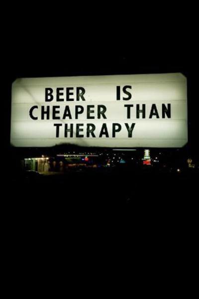 Cubierta de Beer Is Cheaper Than Therapy