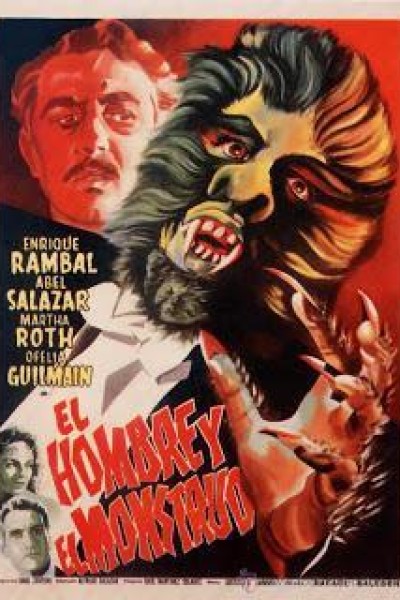 Caratula, cartel, poster o portada de El hombre y el monstruo