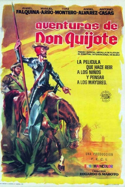 Caratula, cartel, poster o portada de Aventuras de Don Quijote