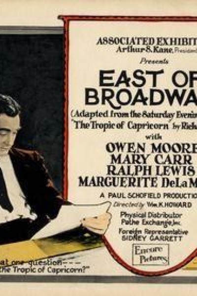 Caratula, cartel, poster o portada de East of Broadway