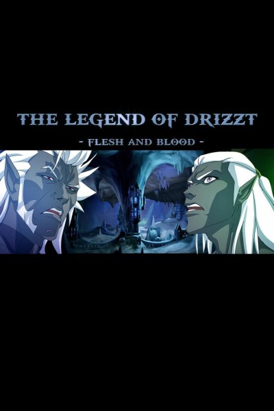 Cubierta de The Legend of Drizzt : Flesh & Blood