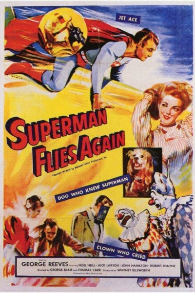 Cubierta de Superman Flies Again
