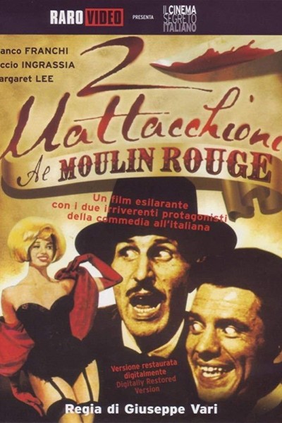 Caratula, cartel, poster o portada de 2 mattacchioni al Moulin Rouge