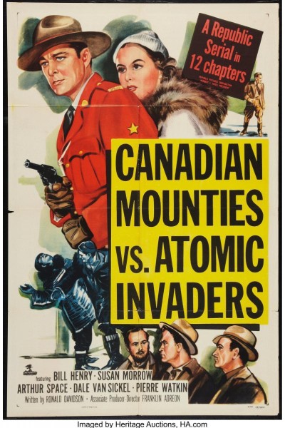 Cubierta de Canadian Mounties vs. Atomic Invaders