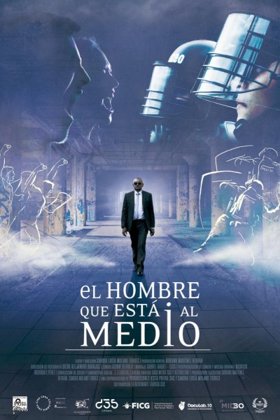 Caratula, cartel, poster o portada de El hombre que está al medio