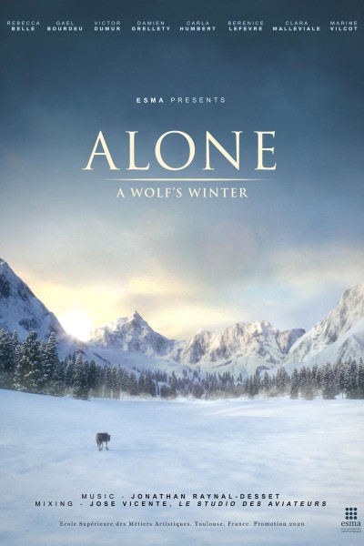 Cubierta de Alone: A Wolf’s Winter