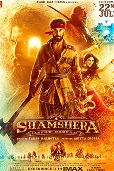 Caratula, cartel, poster o portada de Shamshera