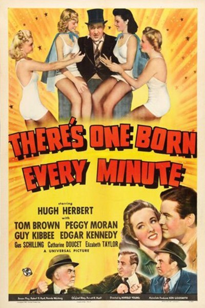 Caratula, cartel, poster o portada de There\'s One Born Every Minute