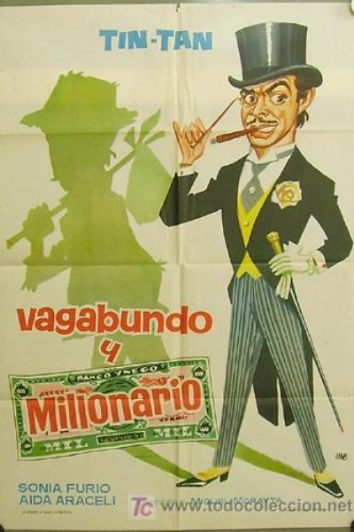 Caratula, cartel, poster o portada de Vagabundo y millonario