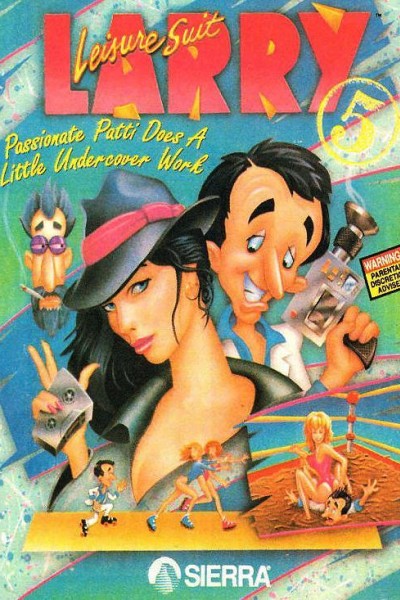Cubierta de Leisure Suit Larry 5: Passionate Patti Does a Little Undercover Work