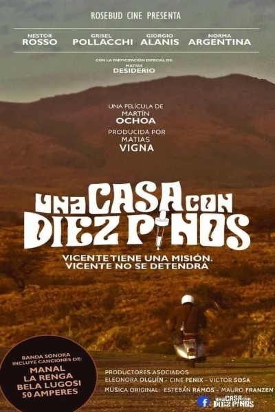 Cubierta de Una casa con diez pinos