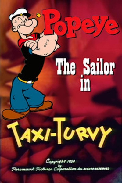 Cubierta de Popeye el marino: Taxi-Turvy