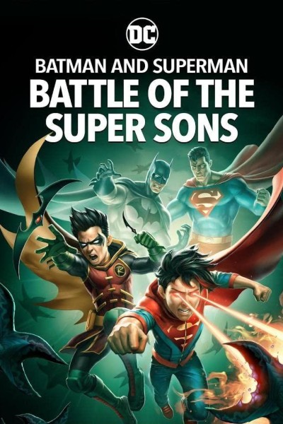Caratula, cartel, poster o portada de Batman y Superman: La batalla de los Super hijos
