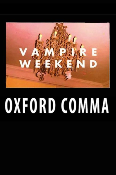 Cubierta de Vampire Weekend: Oxford Comma (Vídeo musical)