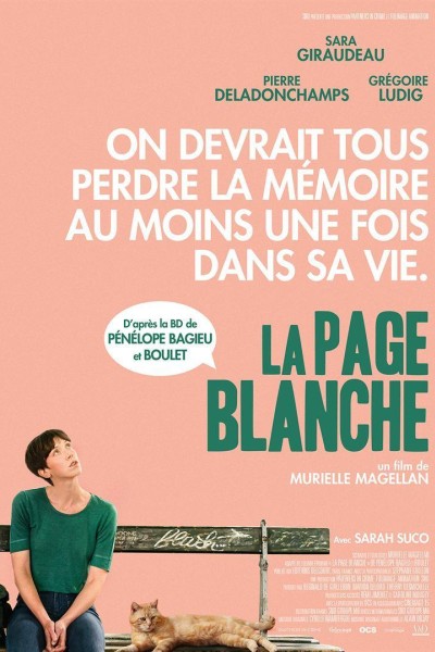 Caratula, cartel, poster o portada de La page blanche