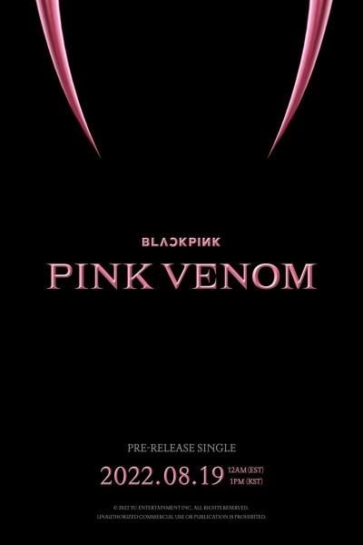 Cubierta de Blackpink: Pink Venom (Vídeo musical)